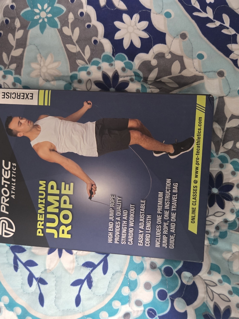 Source Unknown Premium Jump Rope - Blue, Black, White